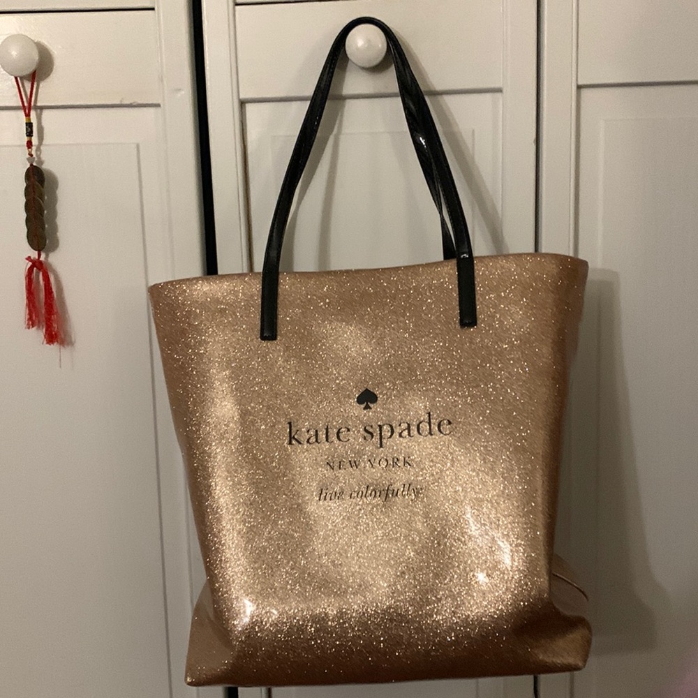 Kate Spade REAL pink sparkly pocketbook!